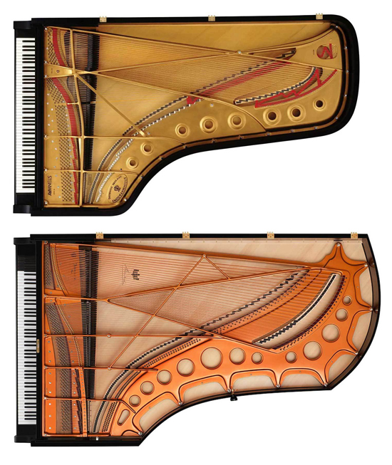 スタインウェイ・コンサートグランドとベーゼンドルファー・インペリアル